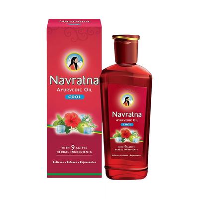 NAVRATNA AYURVEDIC OIL 45ML (MRP - 44 | Net - 38 )