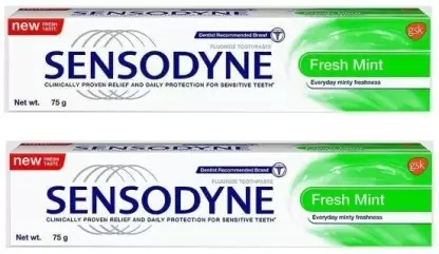 SENSODYNE FRESH MINT 75G (MRP - 135 | Net - 121 )