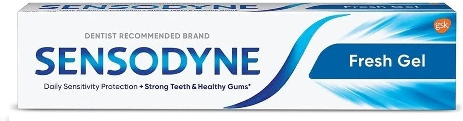 SENSODYNE FRESH GEL BLUE 75G (MRP - 135 | Net - 121 )