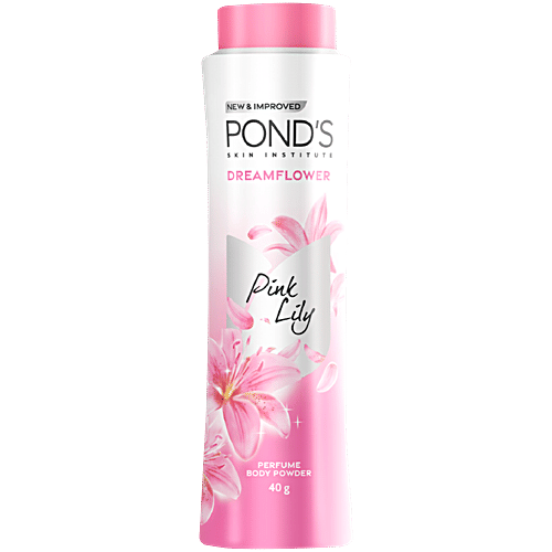 PONDS DREAM FLOWER PINKLILY POWDER 40G (MRP - 53 | Net - 44 )