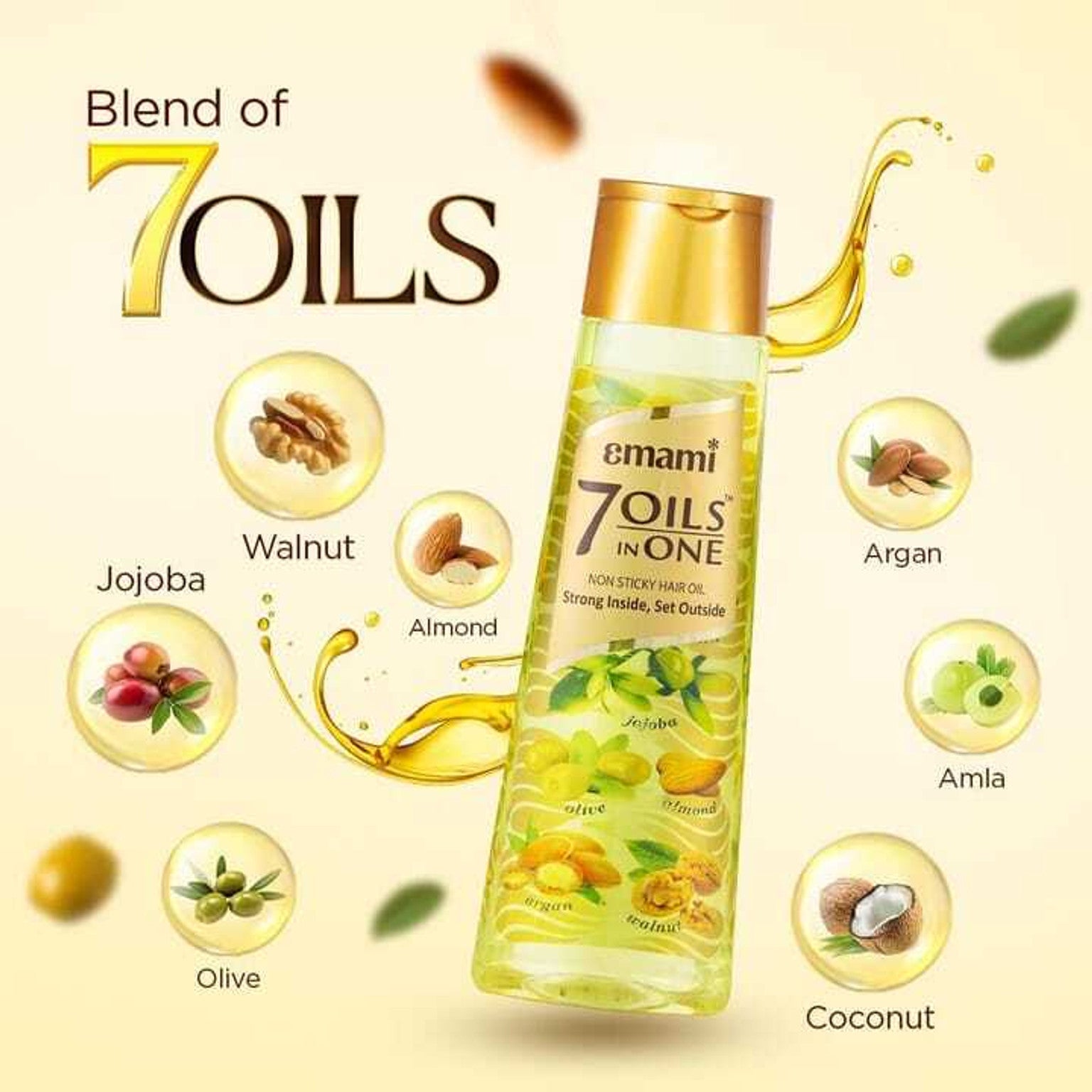 EMAMI 7IN1 HO 500ML (MRP - 375 | Net - 155 )