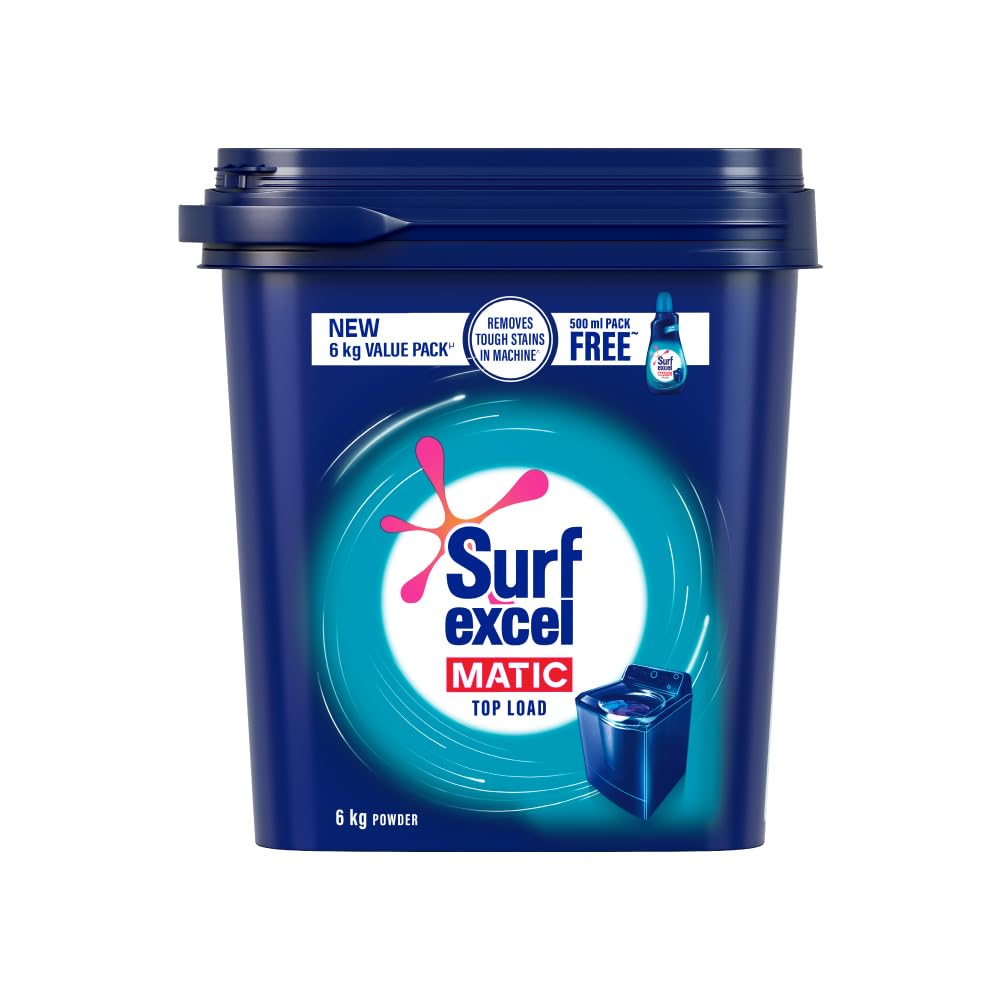 SURF EXCEL MATIC POWDER TL 6KG OFFER (MRP - 1375 | Net - 894 )
