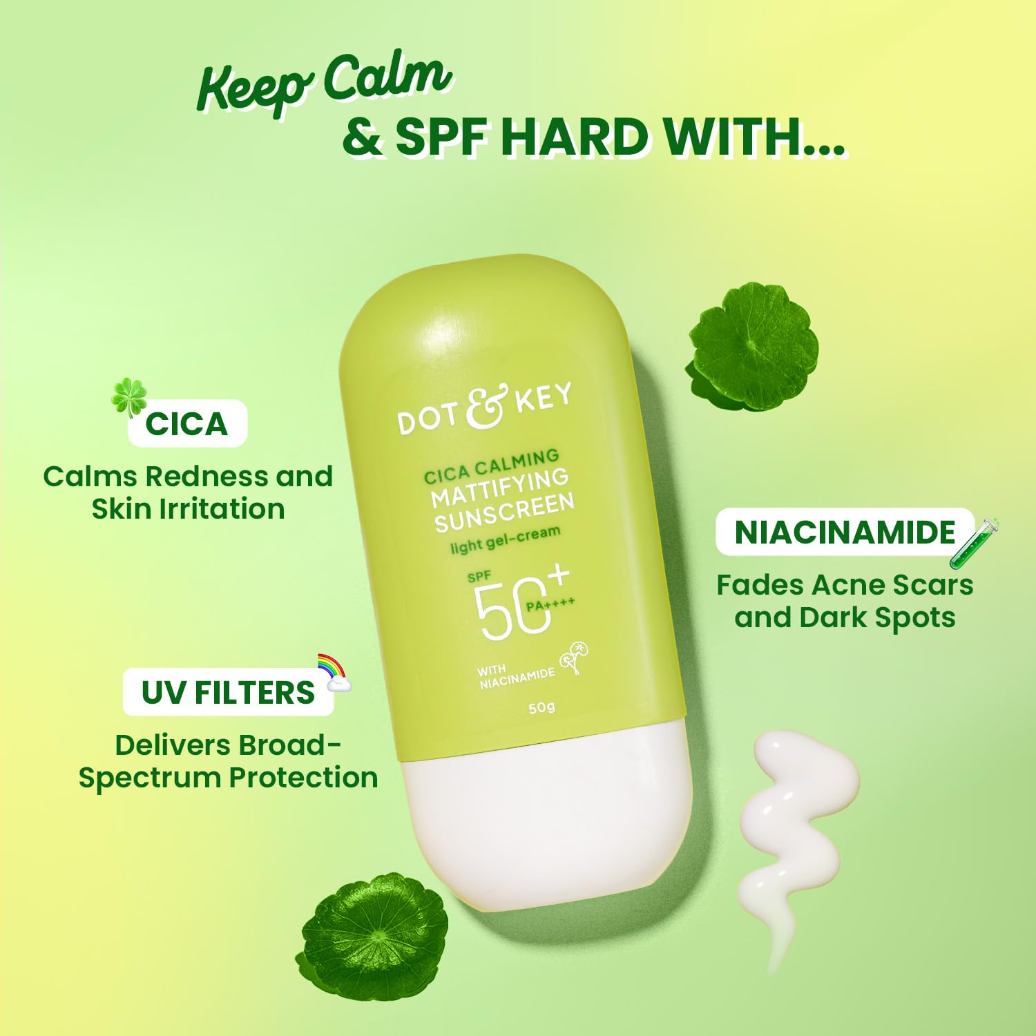 DOT AND KEY MATTIFYING SUNSCREEN 80G (MRP - 595 | Net - 297 )