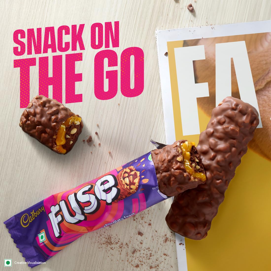 CADBURY FUSE 43G (MRP - 45 | Net - 40 )