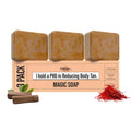 GHAR MAGIC SOAP AYURVEDA 3*100G (MRP - 470 | Net - 357 )