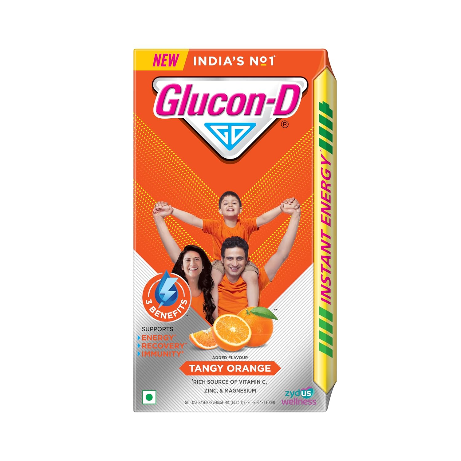GLUCON D ORANGE 75+50GM (MRP - 55 | Net - 38 )
