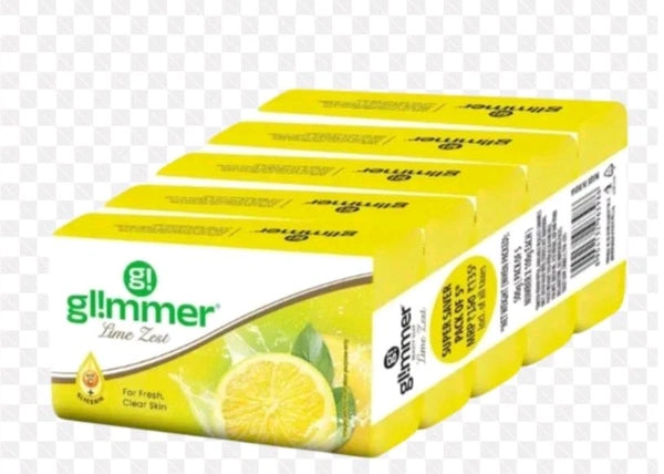 GLIMMER SOAP LIME 100*5 GM (MRP - 120 | Net - 50 )
