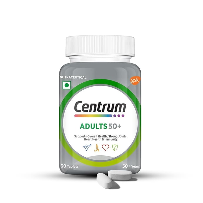CENTRUM ADULTS 50+ BOTTLE (MRP - 485 | Net - 348 )