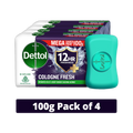 DETTOL COLOGNE SOAP 4*100G (MRP - 149 | Net - 120 )