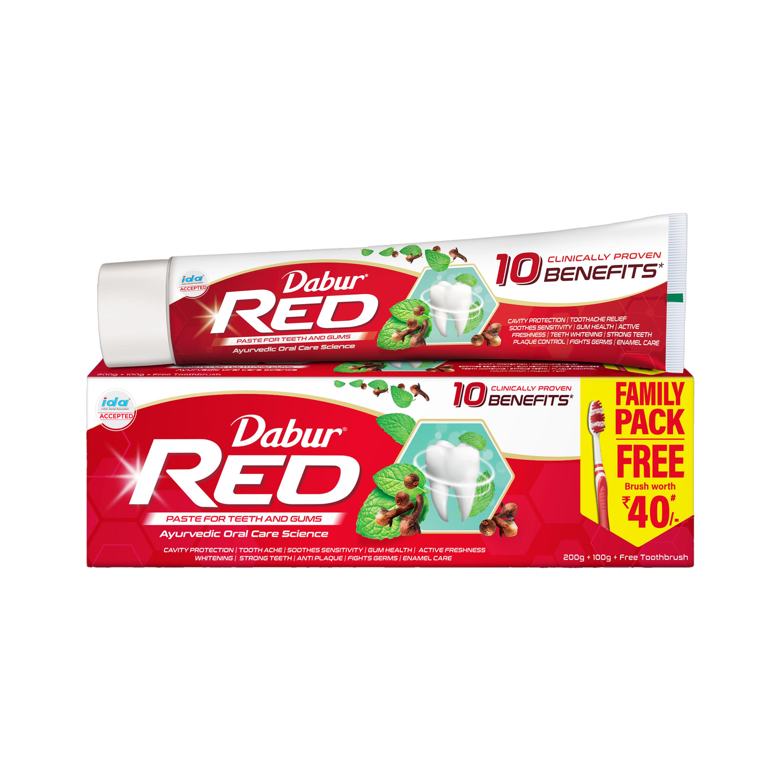 DABUR RED PAST 350GM OFFER (MRP - 320 | Net - 165 )