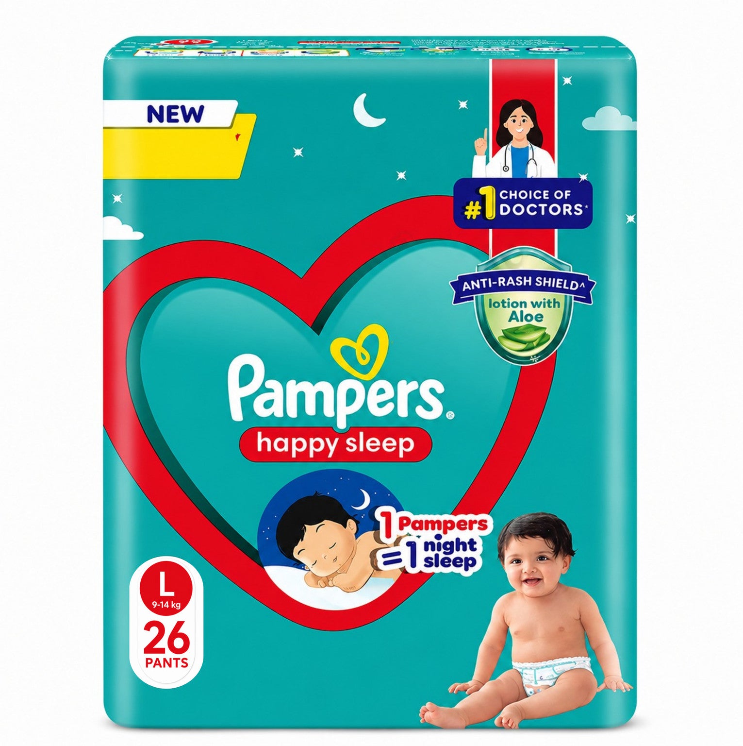 PAMPER L(26)  (MRP - 350 | Net - 210 )