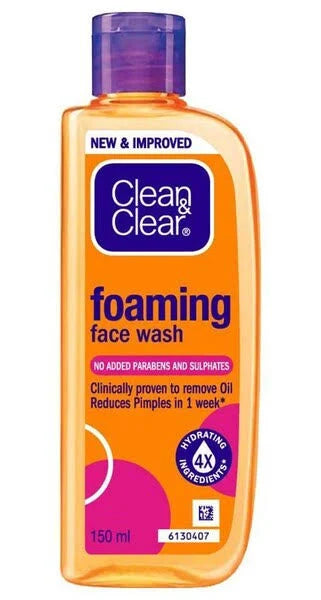 CLEAN & CLEAR Facewash150ML (MRP - 250 | Net - 129 )